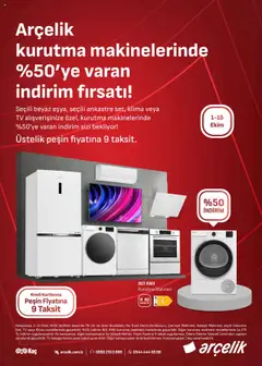 Arçelik Katalog 01.10.2025 - Broşürünün önizlemesi