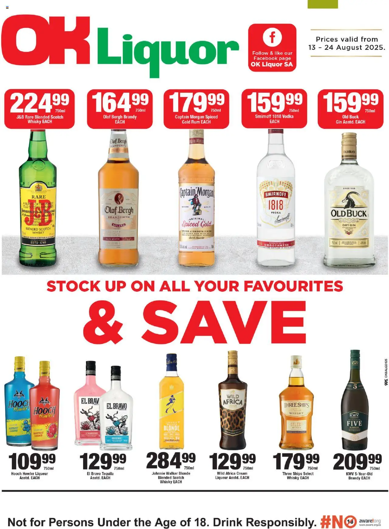 OK Foods KwaZulu-Natal - OK Liquor from 13/08 - 24/08/2025 > Promotions