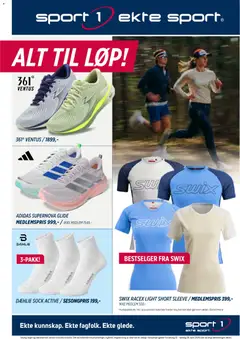 Forhåndsvis Sport 1 kundeavis fra butikk Sport 1 gyldig fra 12/04/2026