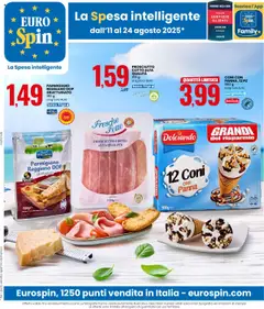 Anteprima dell'opuscolo Attuale volantino dal negozio Eurospin valido da 11/08/2025