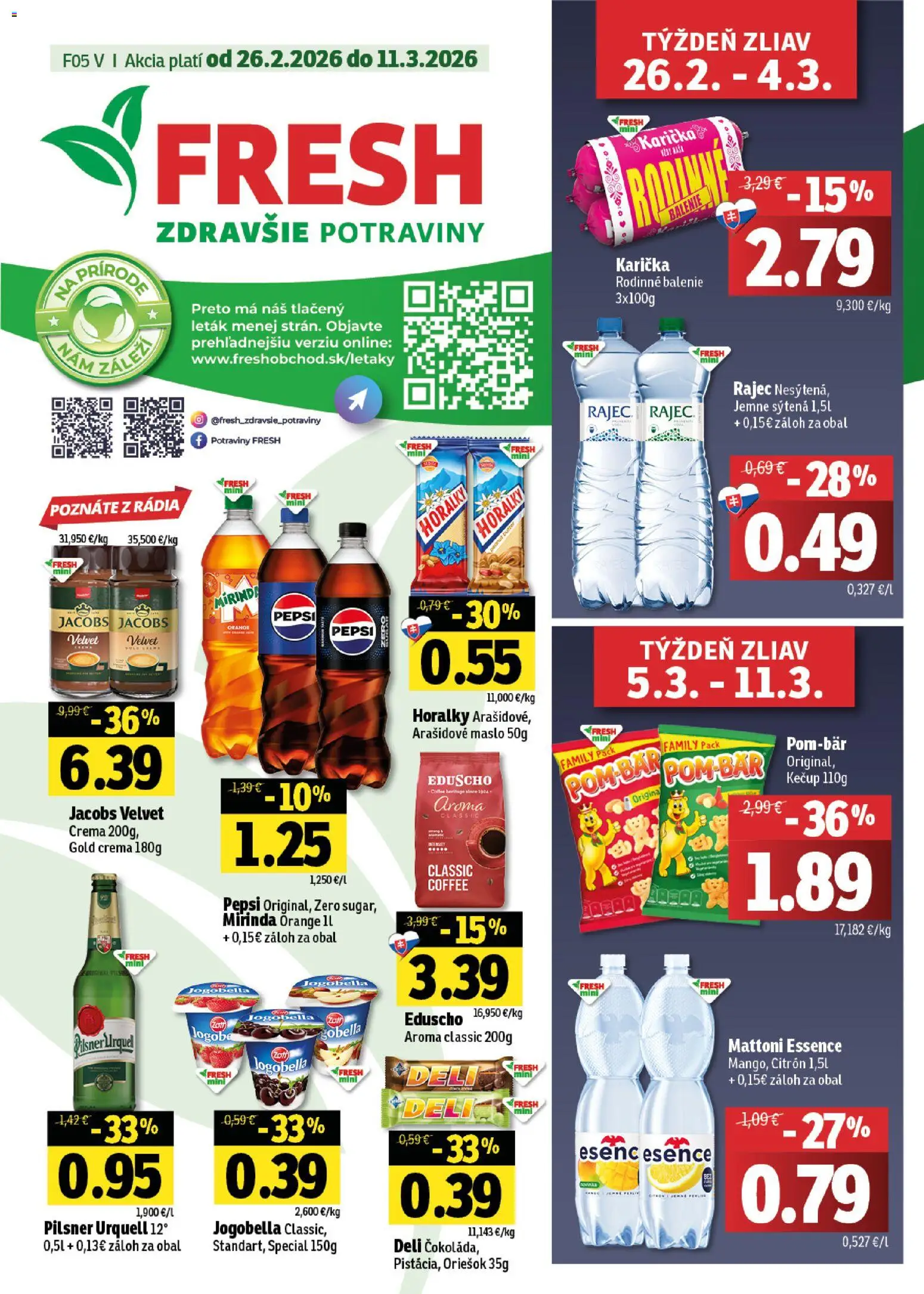 Náhľad Fresh letáku platného od 26.02.2026