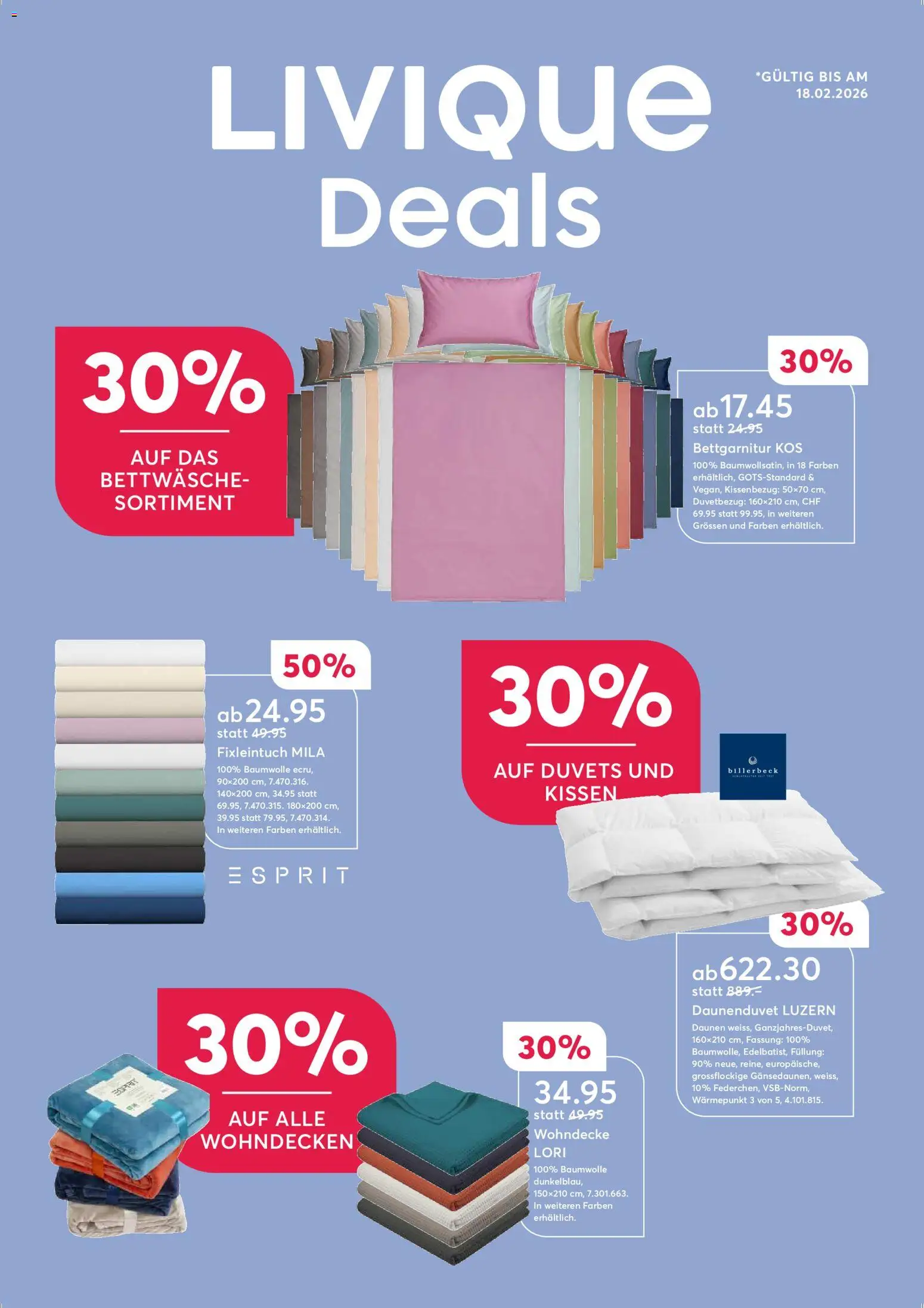 Vorschau des Merkblatts Aktionen vom Shop Livique gültig von 05.02.2026 bis 18.02.2026