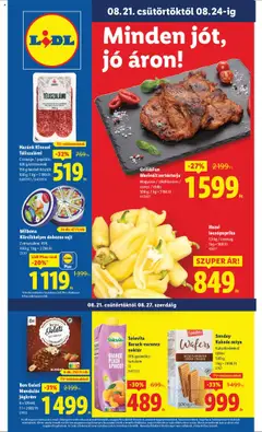 Lidl - Akciós újság Lidl megtekintése, amely érvényes 2025.08.21.-től