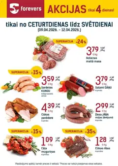 Skatīt Forevers akciju bukletu, derīgs no 09.04.2026.
