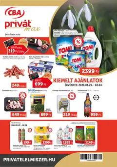 PRIVÁT - Aktuális szórólap MAX megtekintése, amely érvényes 2026.01.29.-től