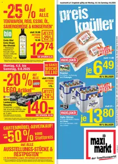 Vorschau der Angebote: Maximarkt Flugblatt gültig ab 04.08.2025