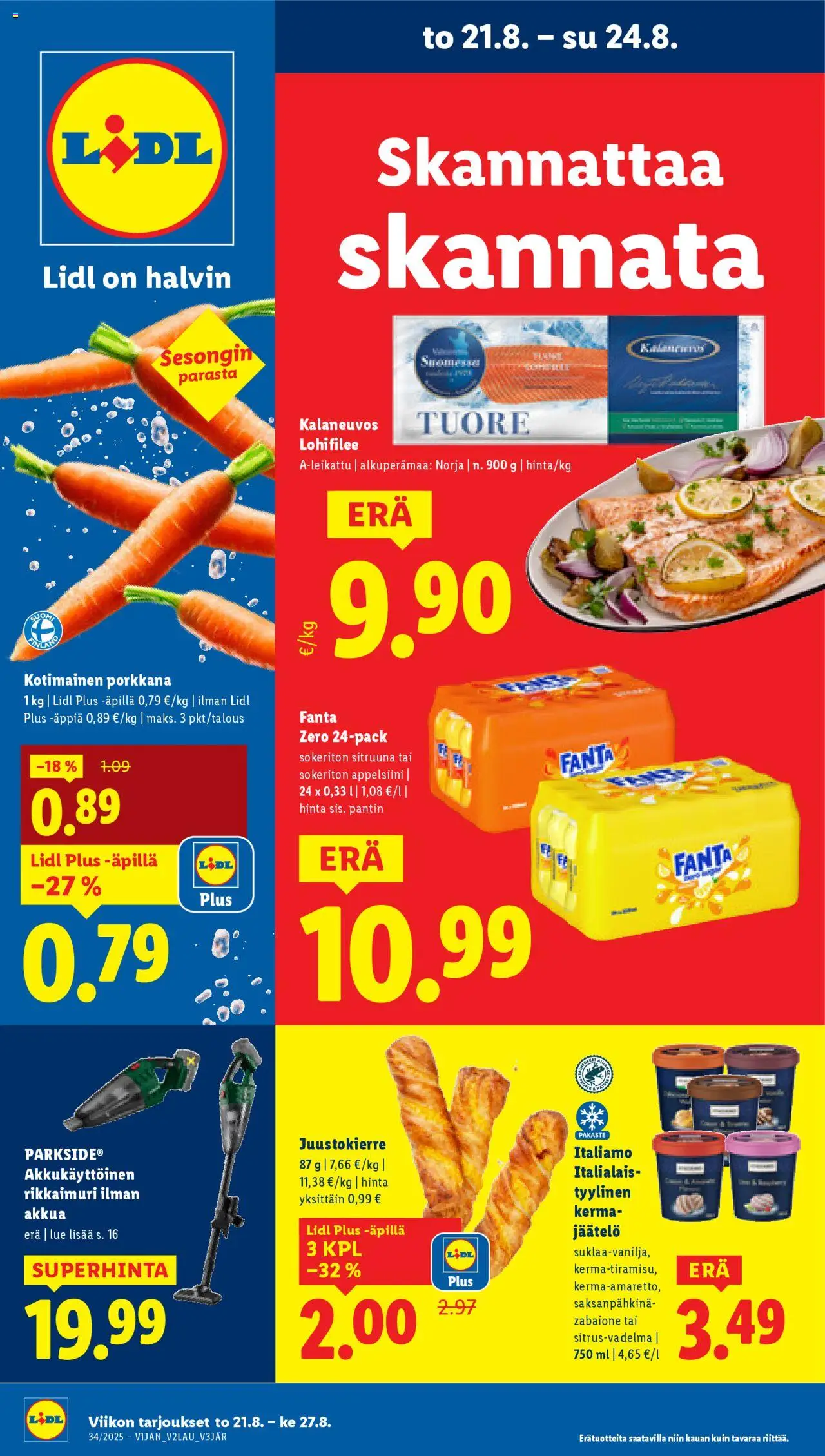 Lidl-kaupan Tarjoukset - Tampere voimassa 21/08/2025 - Sivulla 1