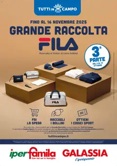 Anteprima dell'opuscolo Volantino Grande Raccolta Fila dal negozio Galassia valido da 09/10/2025