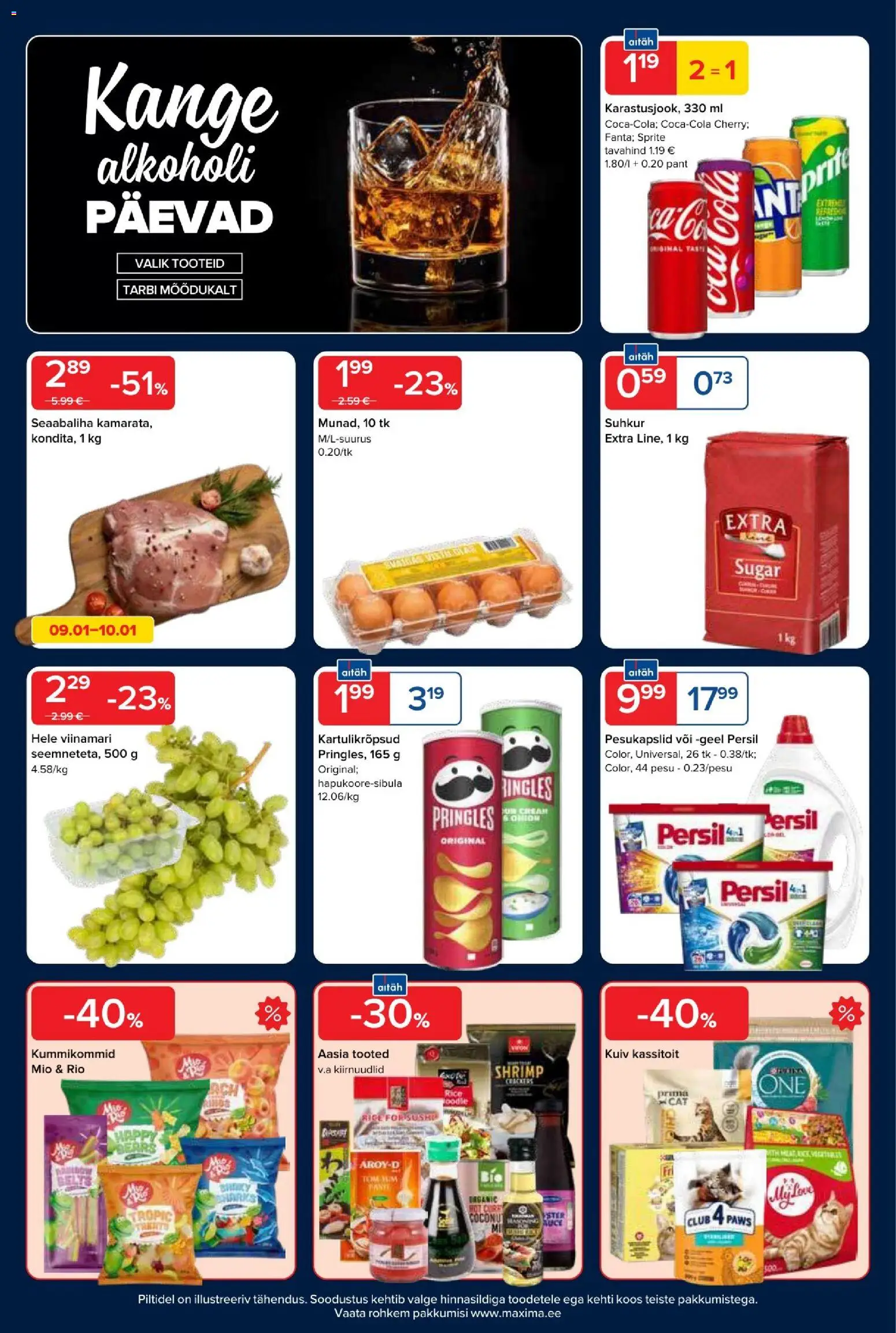 Maxima kliendilehe eelvaade alates 2026.01.06