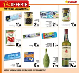 Anteprima dell'opuscolo Volantino Più Offerte Campania dal negozio Conad valido da 10/12/2025