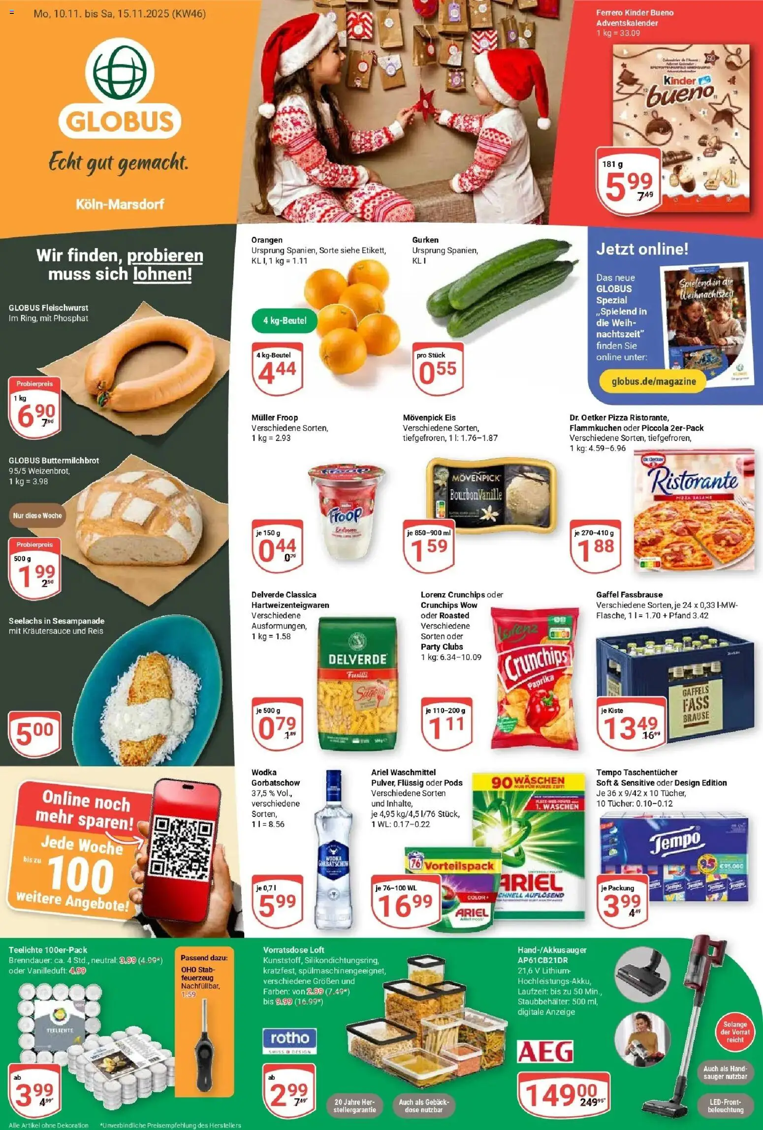 Vorschau von dem Prospekt des Geschäftes Globus, gültig ab dem 10.11.2025