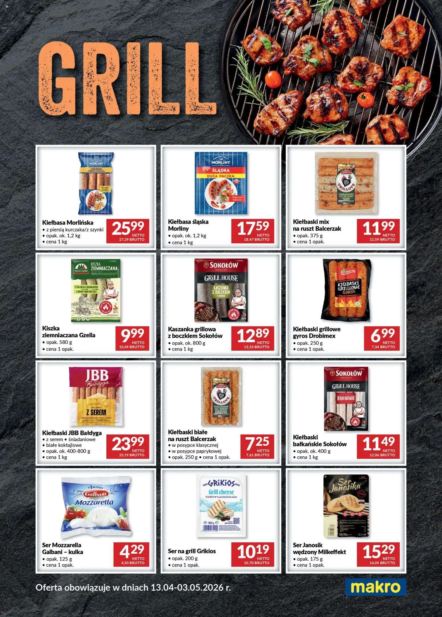 Pogląd gazetki "Makro gazetka - Grill" ze sklepu Makro ważnej od 13.04.2026