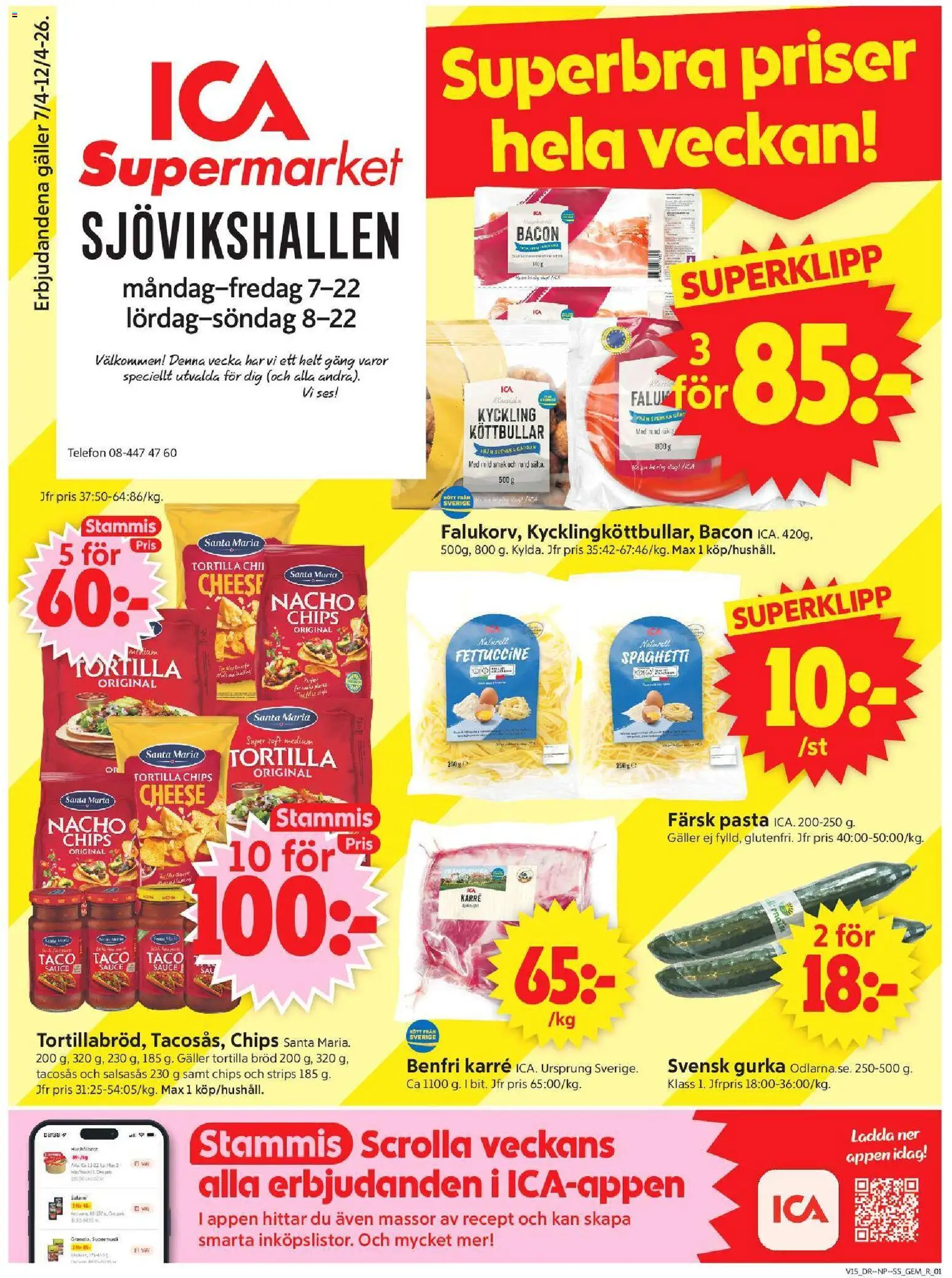 Förhandsgranska reklamblad Stockholm från butik ICA Supermarket gäller från 06/04/2026