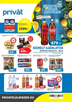 PRIVÁT - Akciós újság PRIVÁT megtekintése, amely érvényes 2025.08.14.-től