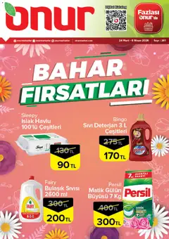 Onur Market Onur Market Katalog 24.03.2026 - Broşürünün önizlemesi