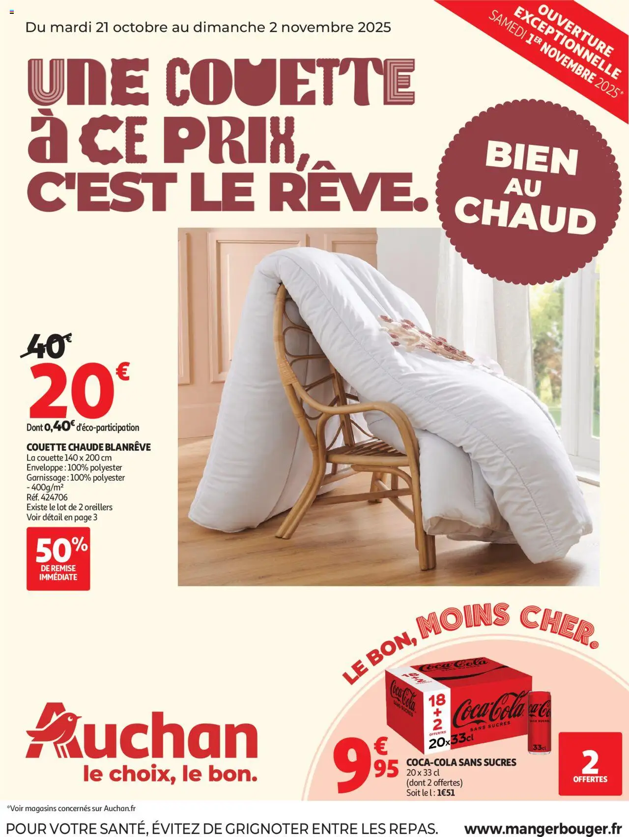Prospectus de la boutique Auchan valable du 21/10/2025 - Page numéro 1