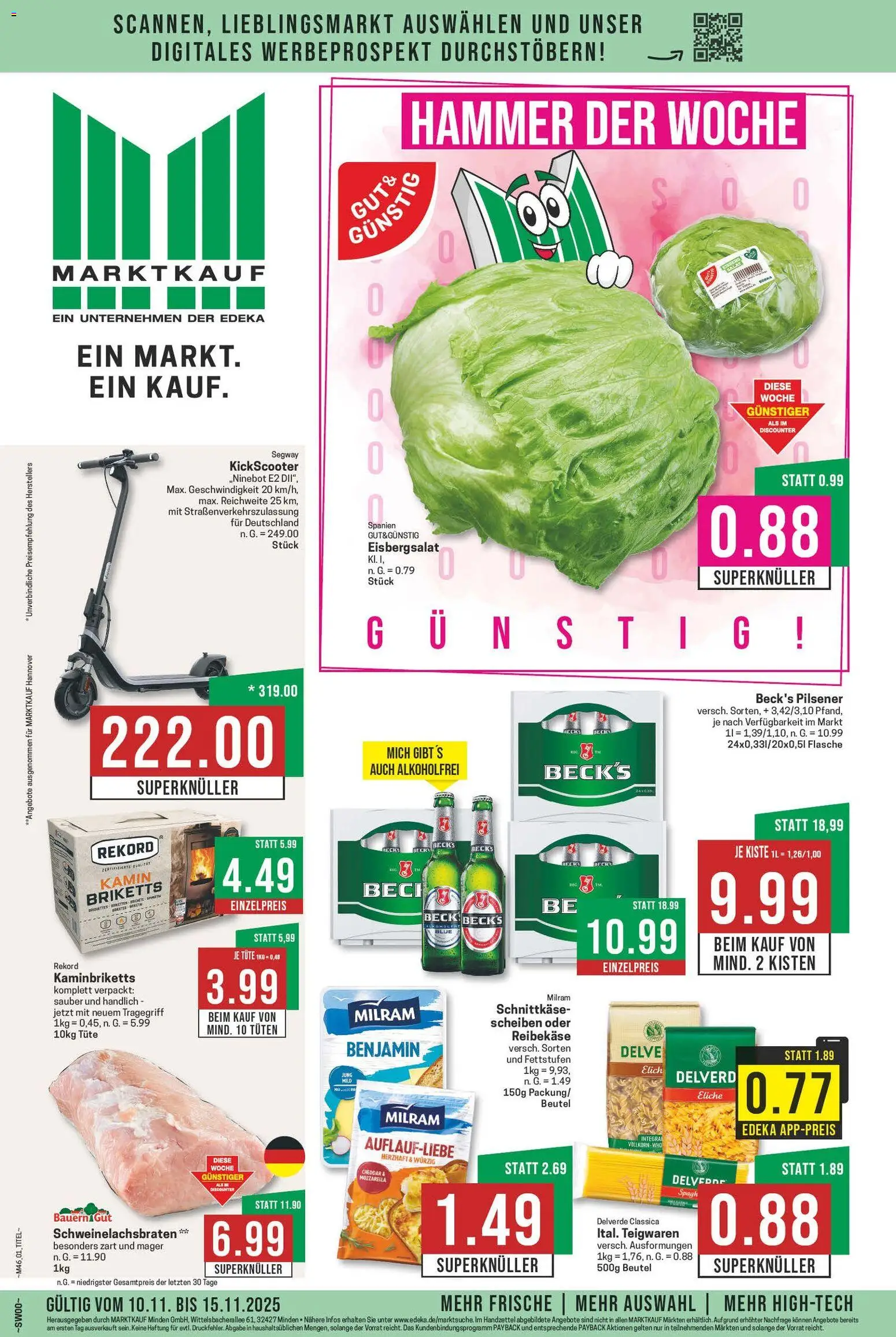 Vorschau von dem Prospekt des Geschäftes Marktkauf, gültig ab dem 10.11.2025