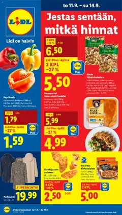 Kaupan Lidl Tarjoukset - Rovaniemi esikatselu, voimassa 11/09/2025