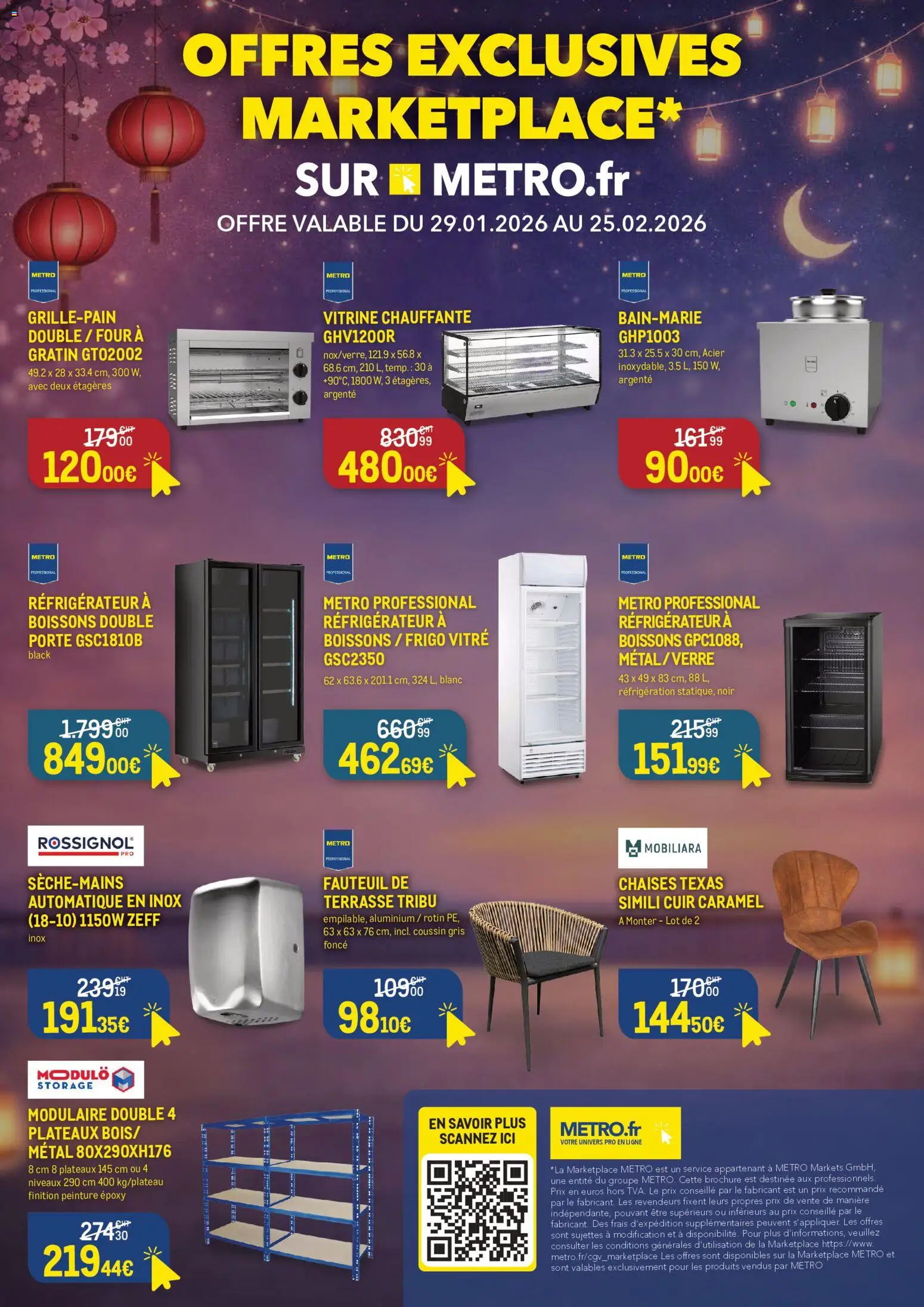 Prévisualisation de Catalogue du magasin METRO formulaire valide 29/01/2026