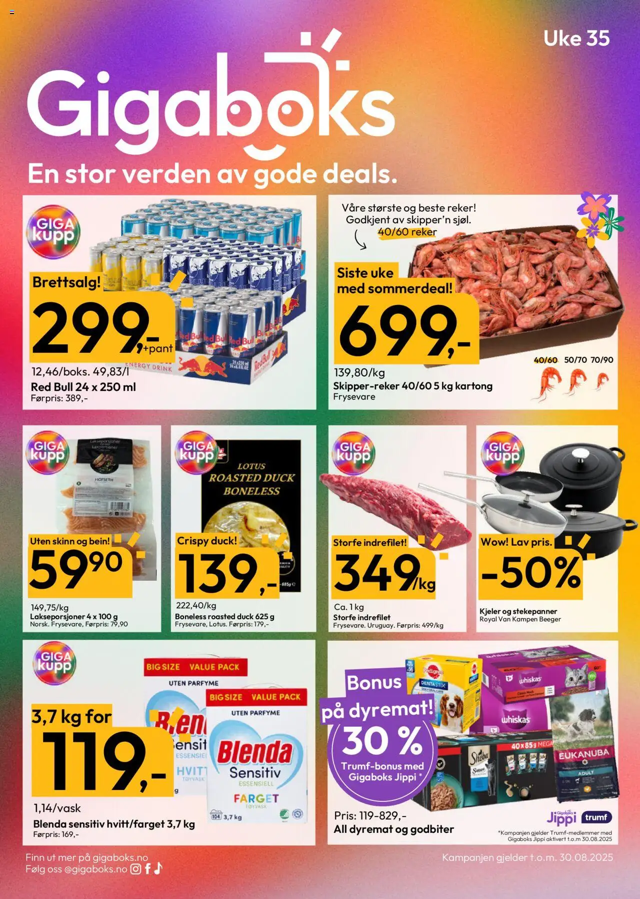 Kundeavis Gigaboks gyldig fra 25/08/2025 - Sidenummer 1