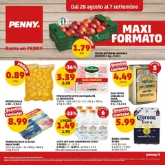 Anteprima dell'opuscolo Maxi formato dal negozio PENNY valido da 27/08/2025