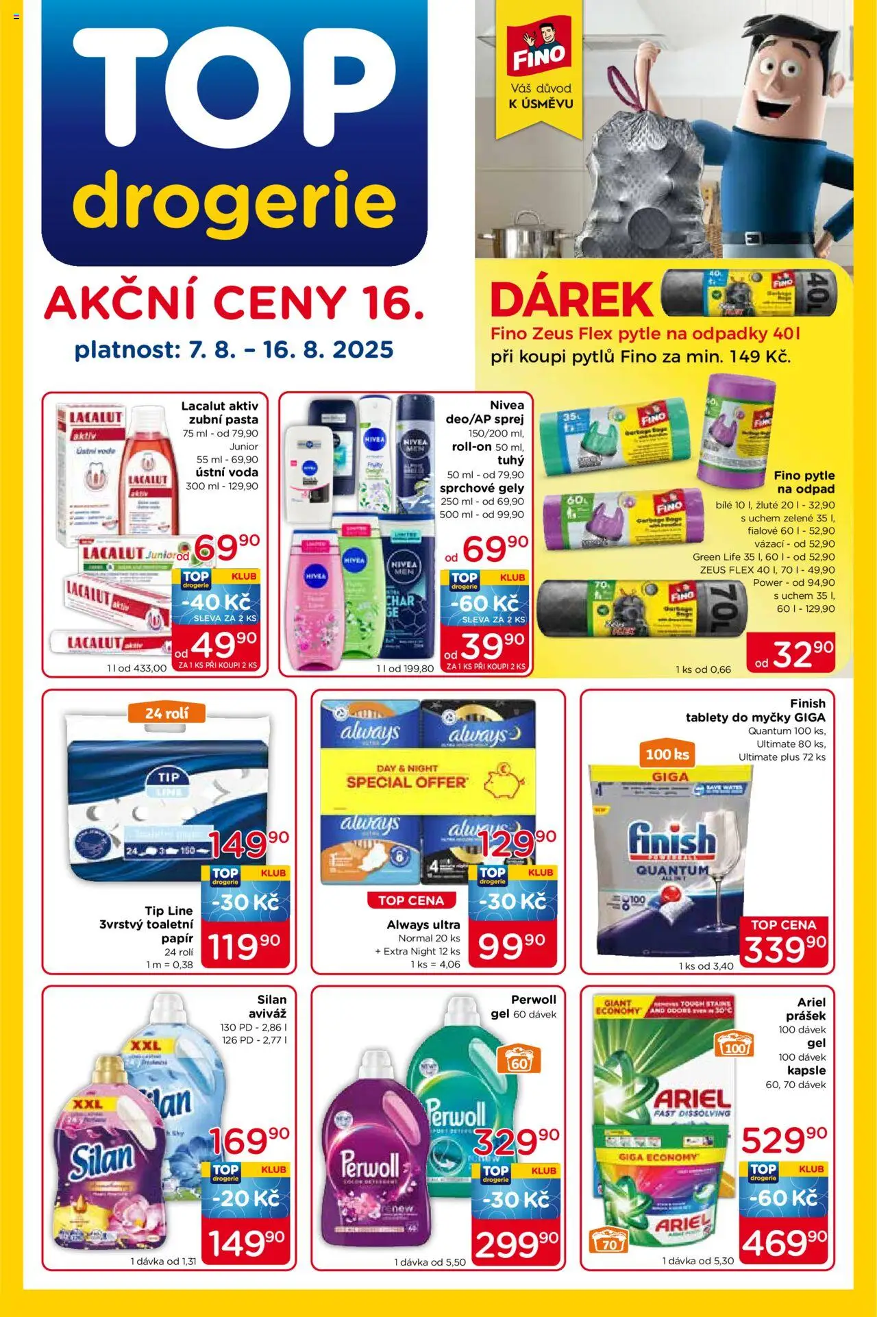  Top drogerie Leták (07.08.2025 - 16.08.2025)