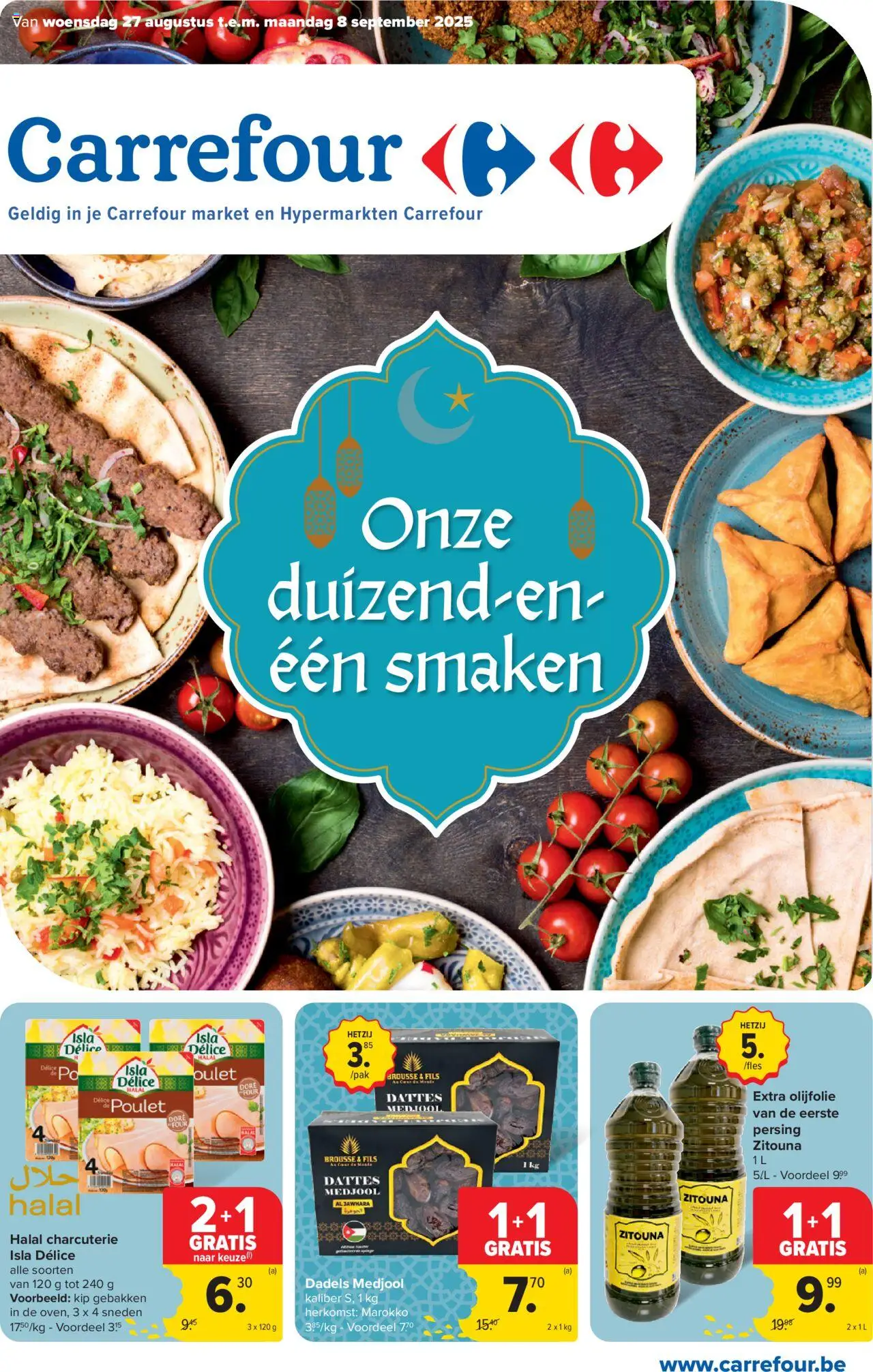 Carrefour shop Halal Special geldig vanaf 27/08/2025 - Paginanummer 1