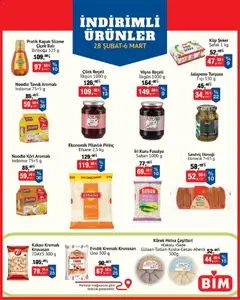 BİM BİM - İndirimli Ürünler 28.02.2026 - Broşürünün önizlemesi