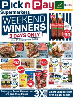 Preview of Pick n Pay flyer valid from 13/02/2026