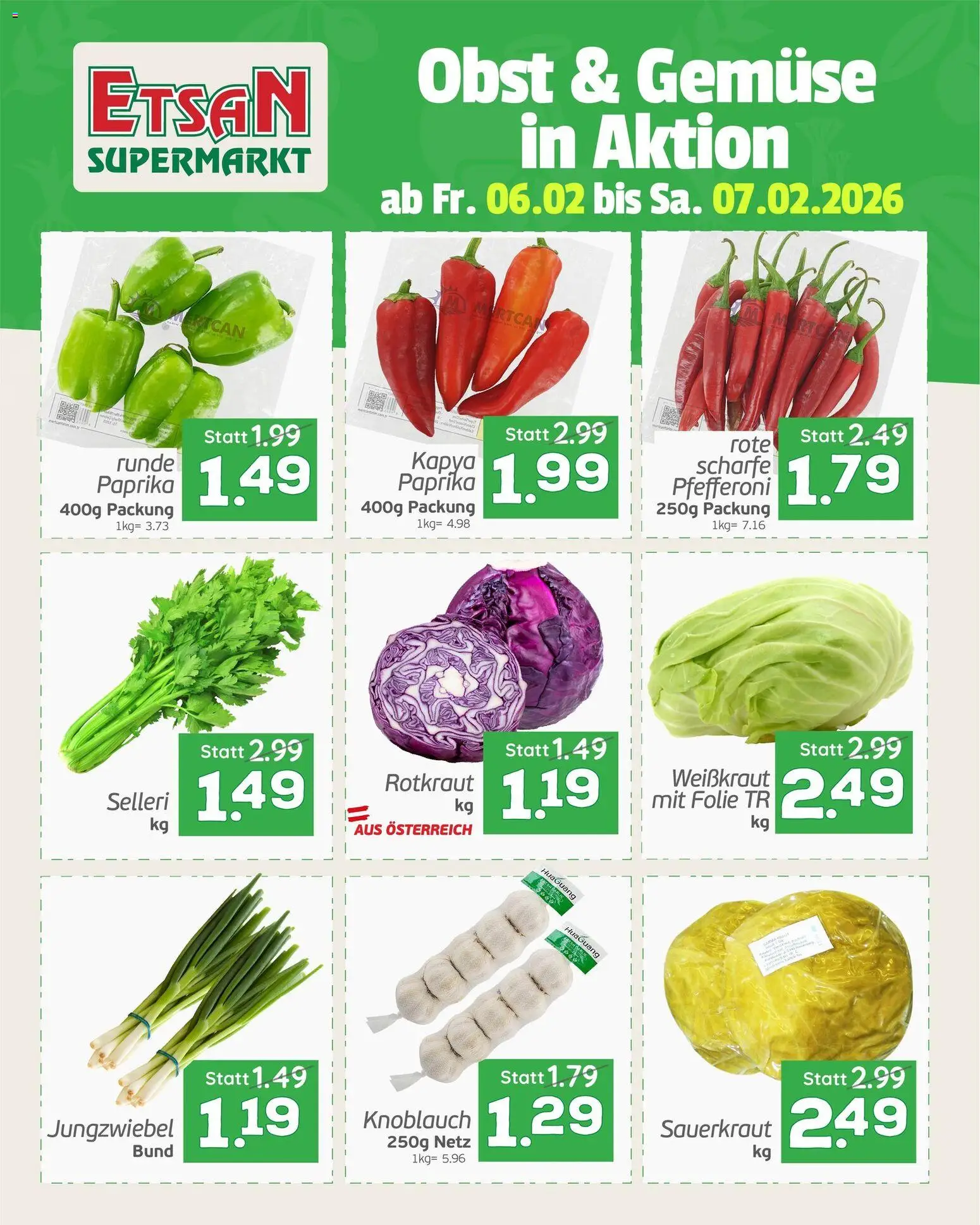 Vorschau der Angebote: ETSAN Obst und Gemüse gültig ab 06.02.2026