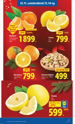 Lidl - Akciós újság Lidl megtekintése, amely érvényes 2025.12.11.-től | Oldal: 3