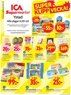 Förhandsgranska reklamblad Ystad från butik ICA Supermarket gäller från 02/02/2026