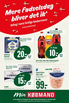 Eksempel på tilbudsavis Tilbudsavis fra butik Min Købmand gyldig fra 29/08/2025