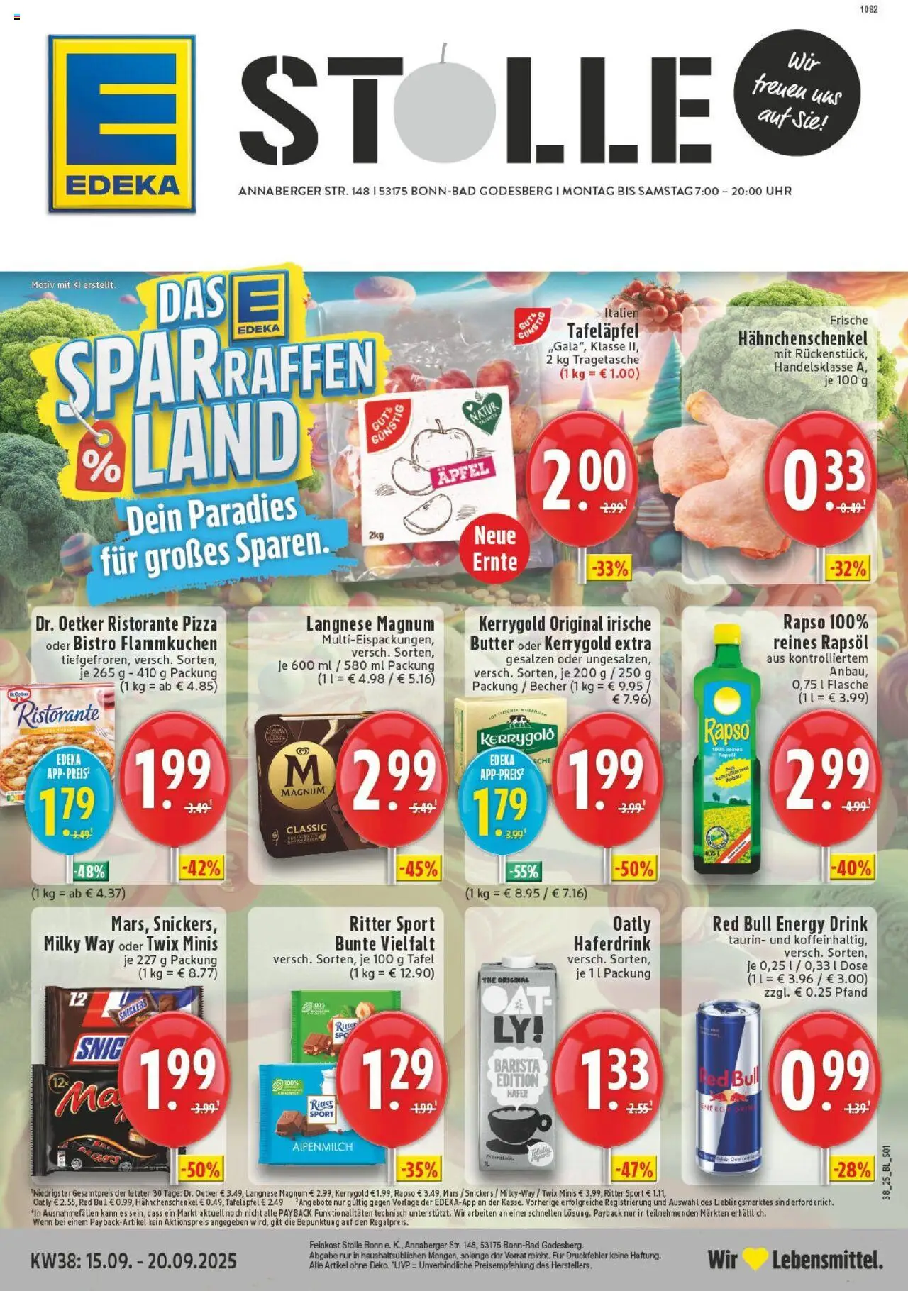 EDEKA Prospekt ab 14.09.2025 - Prospekt Bonn - Bad Godesberg Online