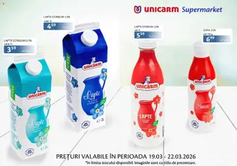 Previzualizarea de cataloage: Unicarm Unicarm Catalog Produse lactate valabil de la 19.03.2026