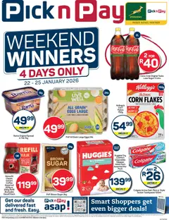 Preview of Pick n Pay flyer valid from 22/01/2026