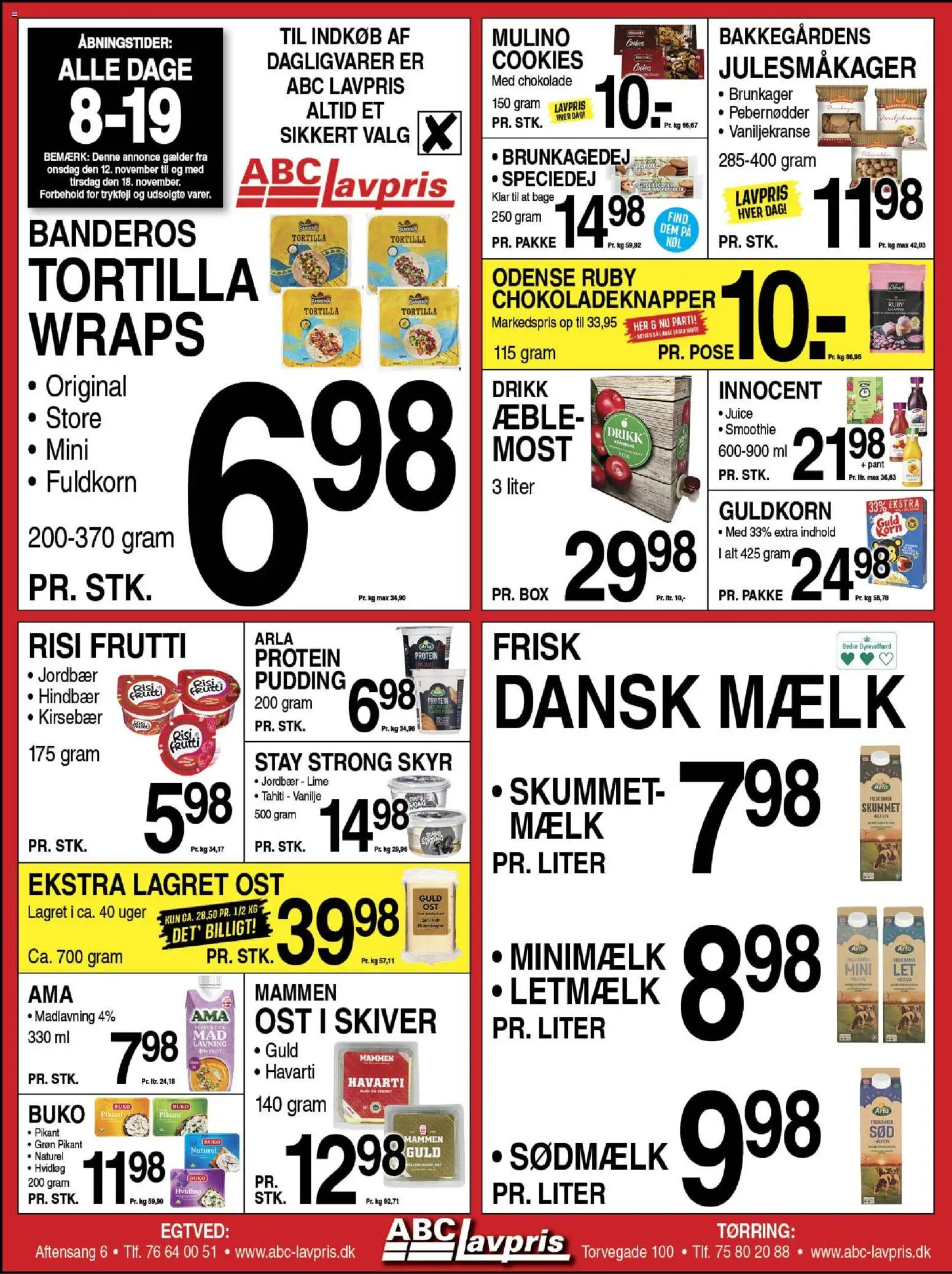 Eksempel på tilbudsavis Egtved fra butik Abc Lavpris gyldig fra 12/11/2025