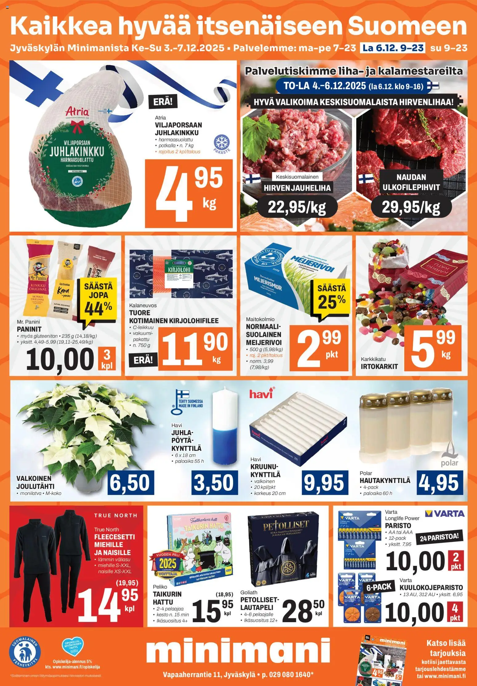 Kaupan Minimani Tarjoukset - Jyväskylä esikatselu, voimassa 03/12/2025