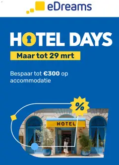 Voorbeeld van eDreams van winkel Aanbiedingen geldig vanaf 12-03-2026