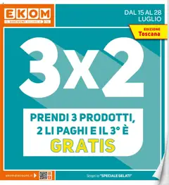 Anteprima dell'opuscolo Volantino Toscana dal negozio Ekom valido da 15/07/2025