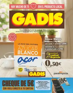 Vista previa del folleto de la tienda Gadis válido desde el 05/03/2026 