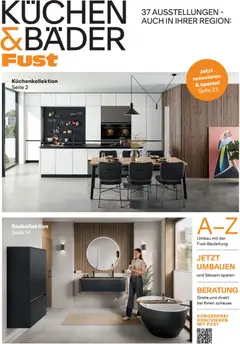 Vorschau des Merkblatts Aktionen Küchen- und Badezimmerprospekt vom Shop Fust gültig von 27.12.2025 bis 23.02.2026