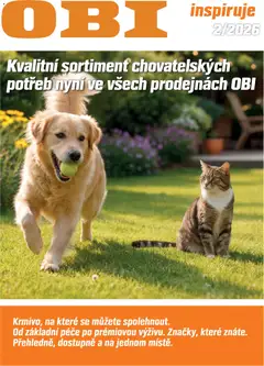 Náhled nabídky: OBI Leták - Chovatelská potřeby platný od 15.02.2026