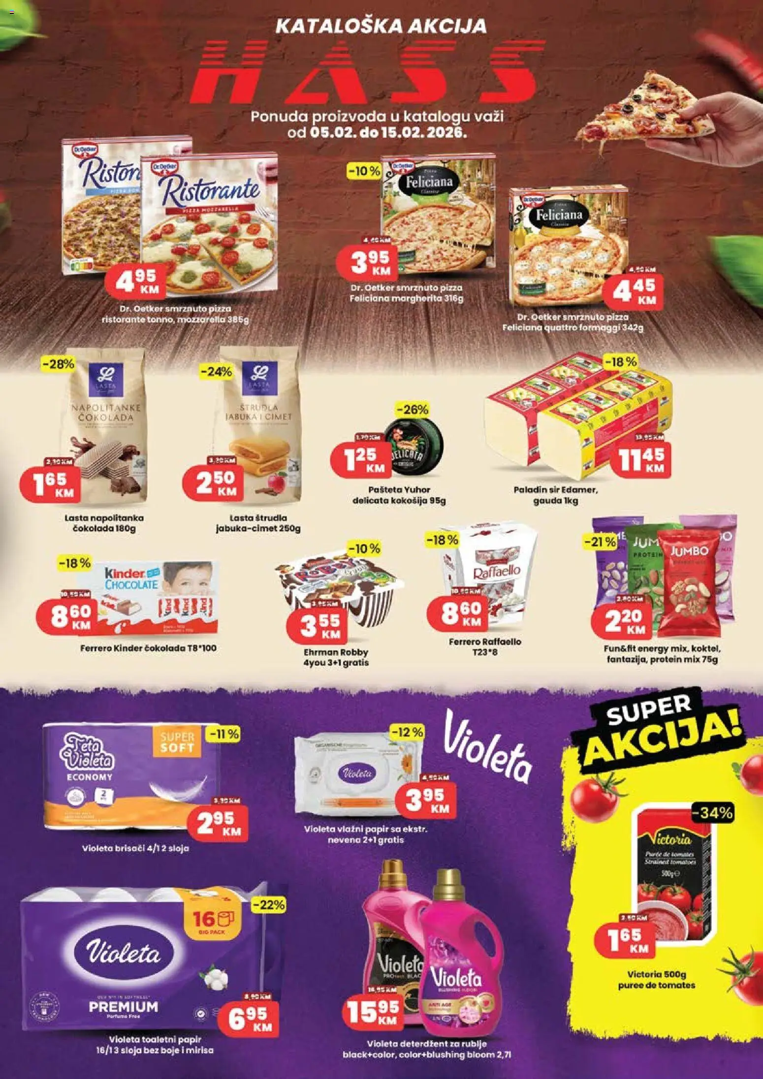 Pregled letka Katalog trgovine Hass vrijedi od 05.02.2026.