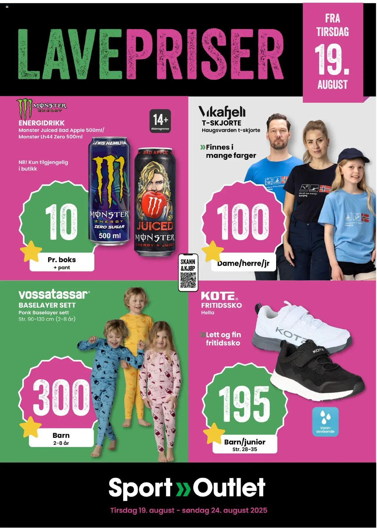 Lave Priser Sport Outlet gyldig fra 19/08/2025 - Sidenummer 1