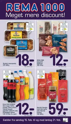 Eksempel på tilbudsavis Tilbudsavis fra butik Rema 1000 gyldig fra 14/02/2026