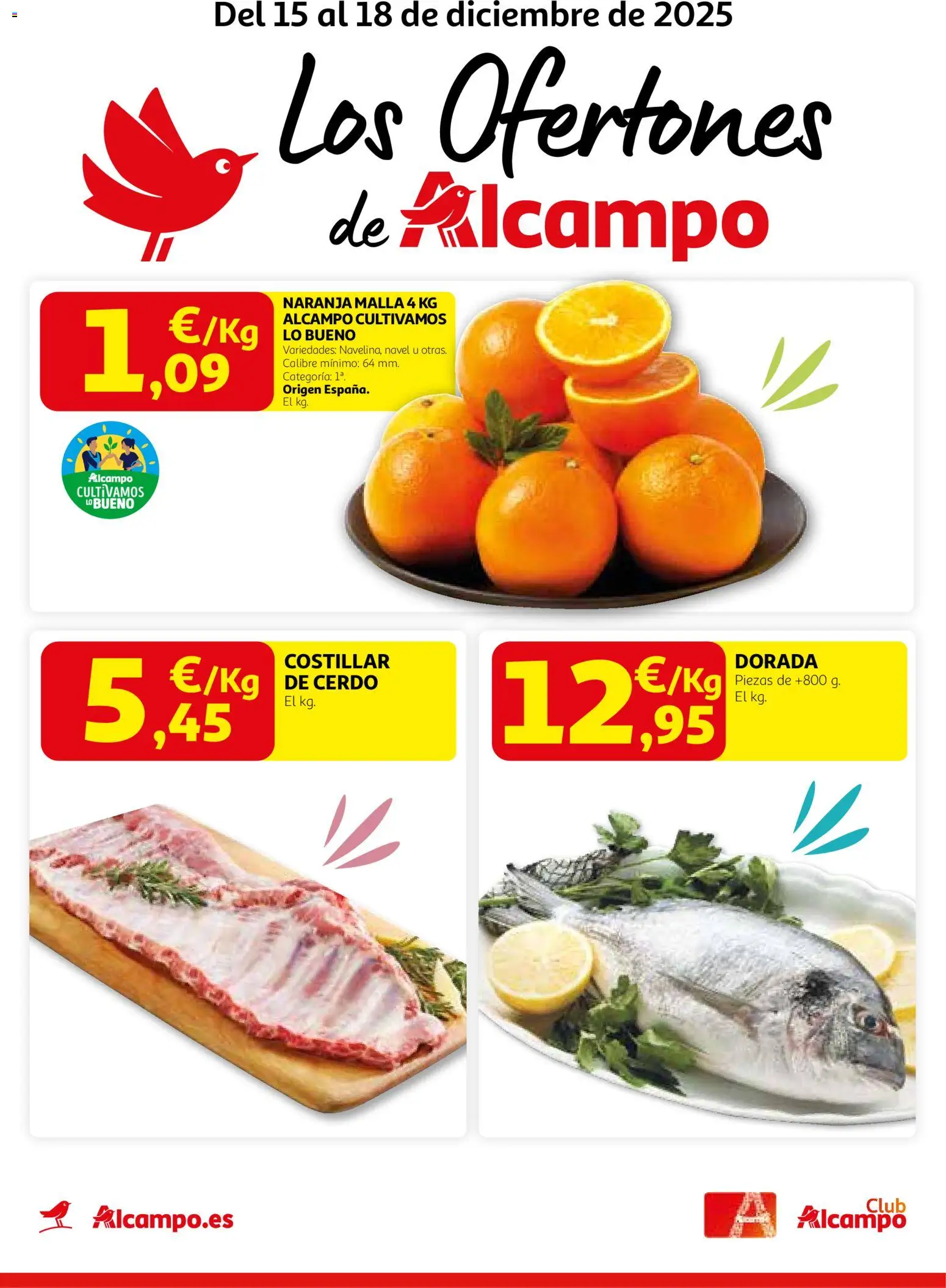 Vista previa del folleto de la tienda Alcampo válido desde el 15/12/2025 