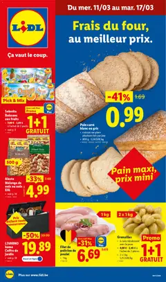 Voorbeeld van Folder week 11 van winkel Lidl geldig vanaf 11/03/2026