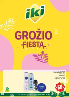 IKI parduotuvės leidinio Leidinys - Grožio fiesta galiojančio nuo 2025.10.13 peržiūra