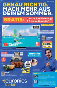 Vorschau von dem Prospekt des Geschäftes Euronics, gültig ab dem 31.07.2025